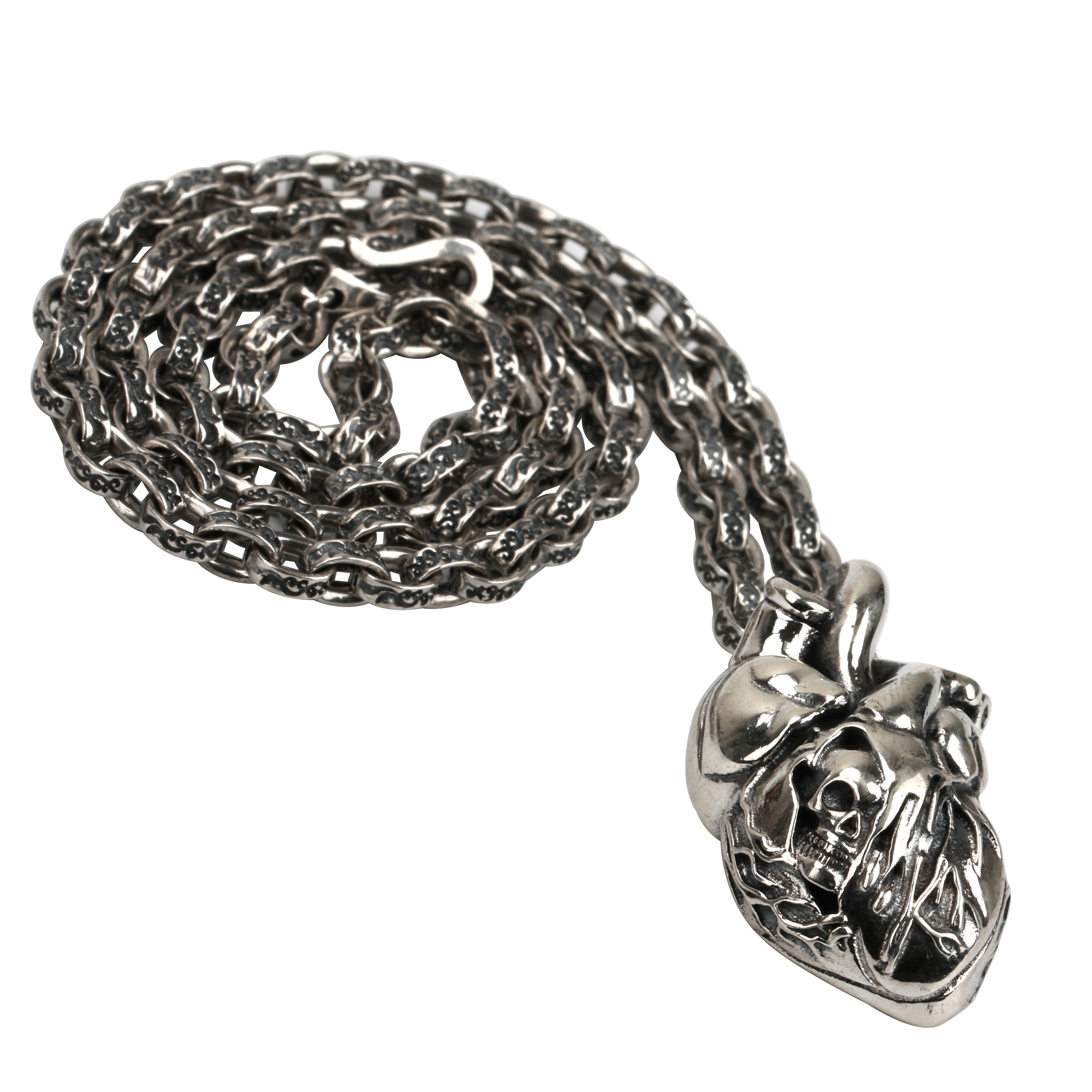 925 心臓ネックレス [ns106]