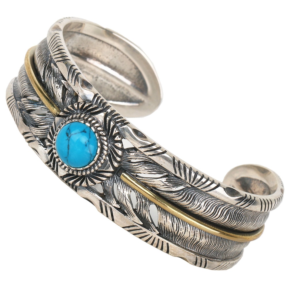 925 ダブルフェザーバングル 太幅 [bs096] 25,410円