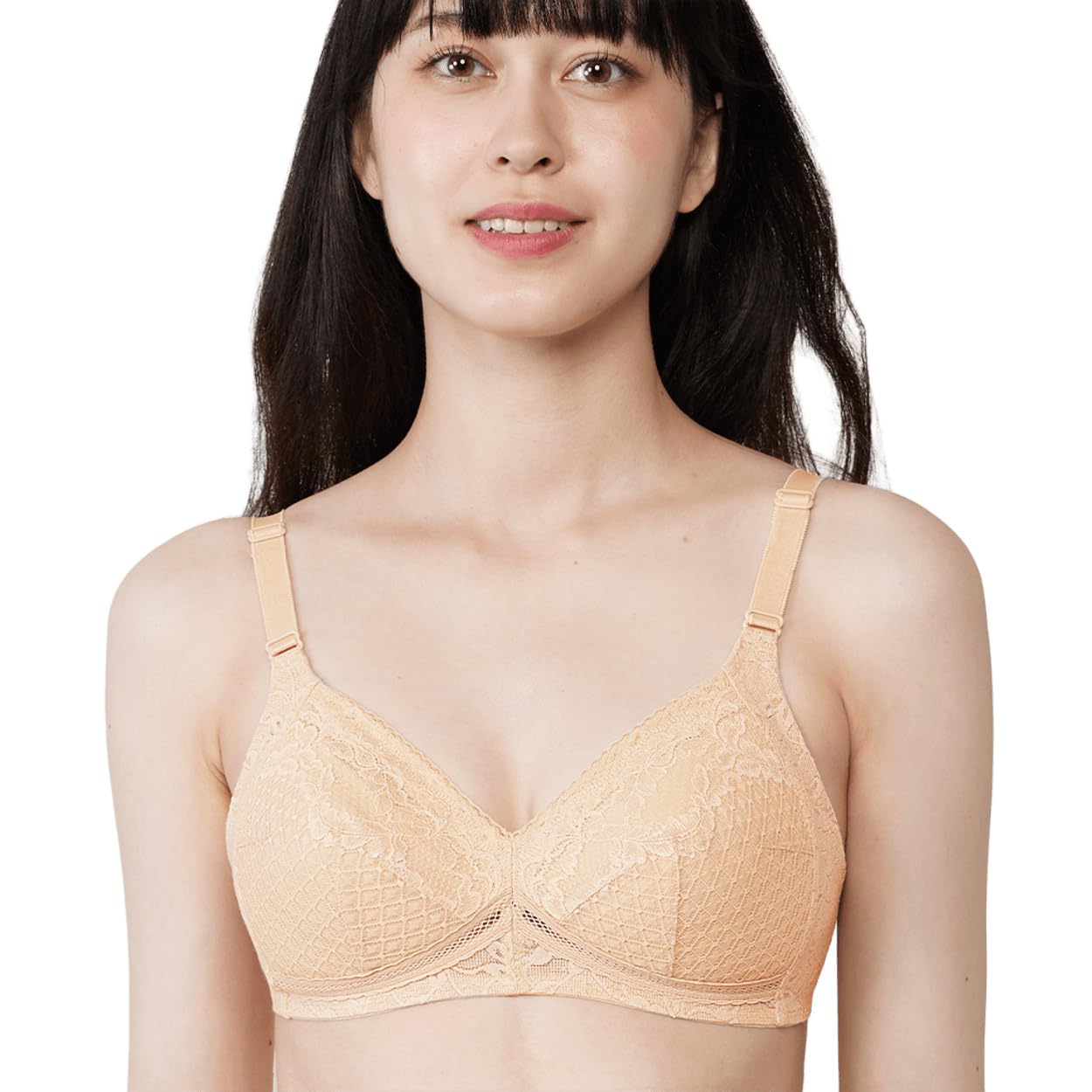 （トリンプ） ボディコンシェルジェ517 ノンワイヤーブラジャー M001(ベージュ) B70サイズ