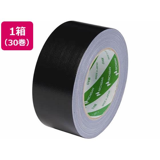 布粘着テープ 50mm×25m 黒 30巻 ニチバン 102N6-50