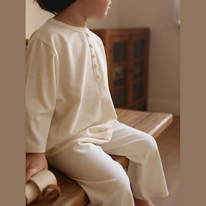 子供服パジャマ，韓国版赤ちゃんの春秋長袖上下セットの部屋着，乳幼児用在宅パジャマ2点セット，ベビー服