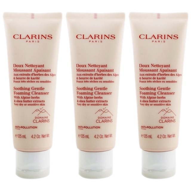 【お得セット】クラランス ジェントル フォーミング クレンザーSP エキストラコンフォート 125ml×3