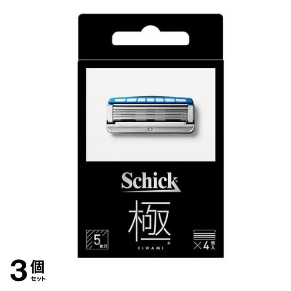 Schick(シック) 極(キワミ) 替刃 4個入 3個セット