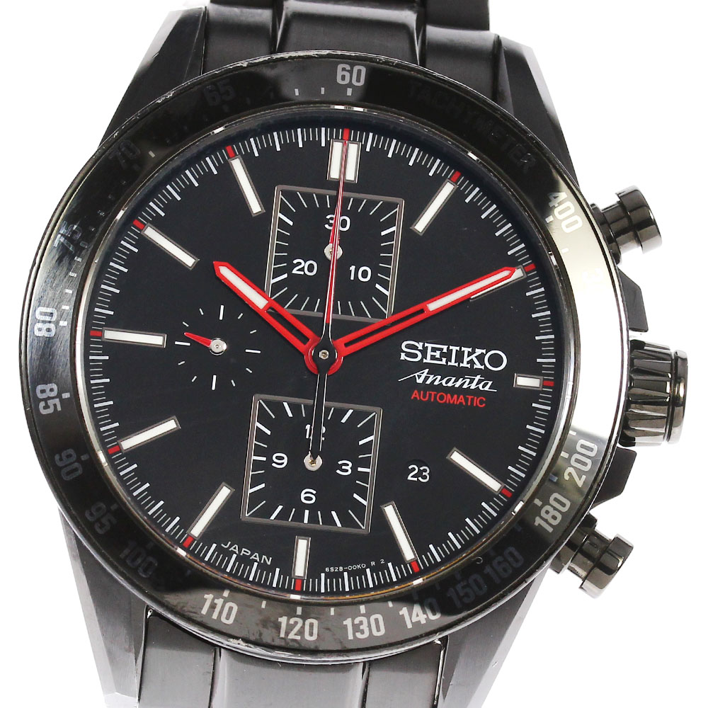 訳あり セイコー SEIKO SAEH011/6S28-00H0 ブライツ アナンタ 800本限定 クロノグラフ デイト 自動巻き メンズ 箱保証書付き_692434【中古】
