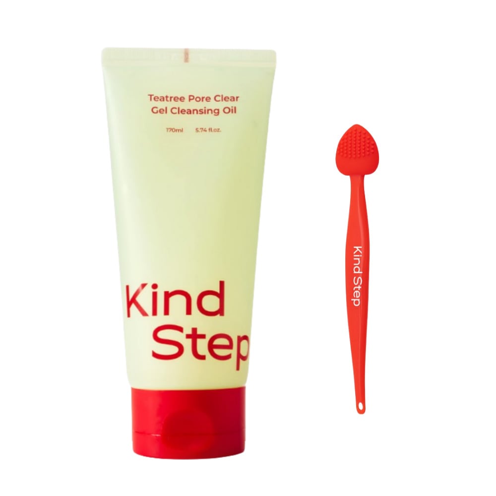 ティーツリージェルクレンジングオイル 170ml + 毛穴ブラシ