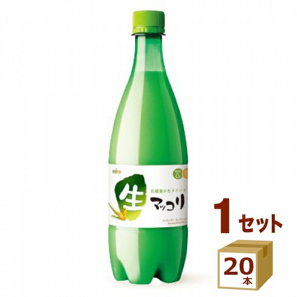 麹醇堂 生マッコリ 韓国 マッコリ 生酒 微炭酸 クッスンダン センマッコリ 700ml １ケース(20本)　【冷蔵配送】