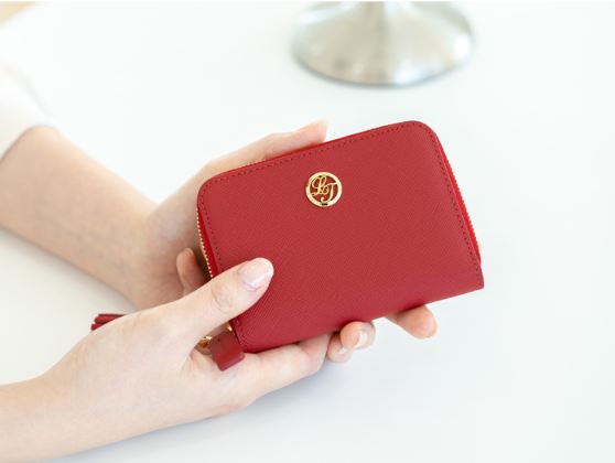 [プレゼントのおすすめ] ハンドメイド レザー ジッパー カードケース