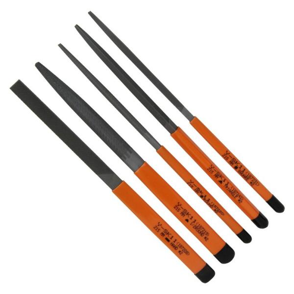 Y－SK11 細工用ヤスリセット 5本組 NO．2 大工道具 ヤスリ ヤスリセット
