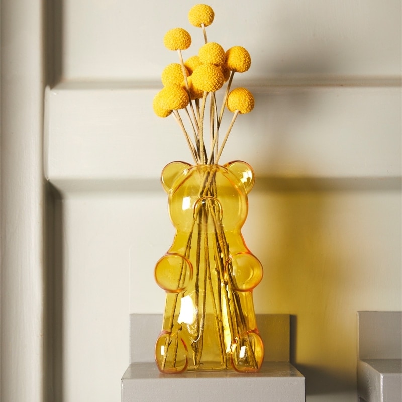 balvi バルビ フラワーベース グミベア イエロー