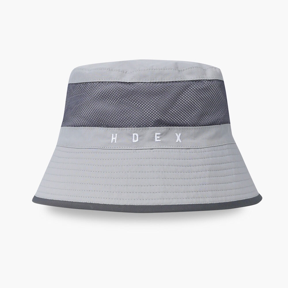HDEX メッシュリバーシブルバケットハット (ライトグレー)
