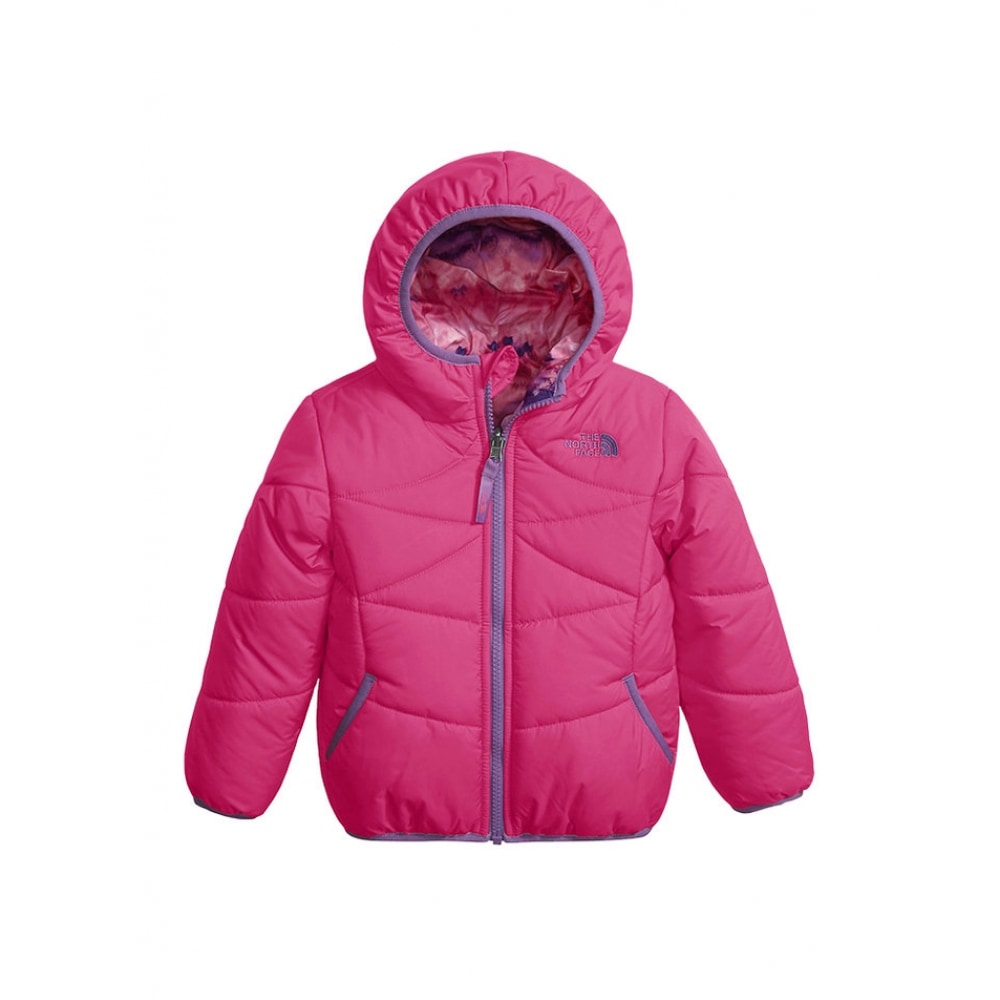 North Face 幼児用リバーシブルフード付きパッド入りジャケット