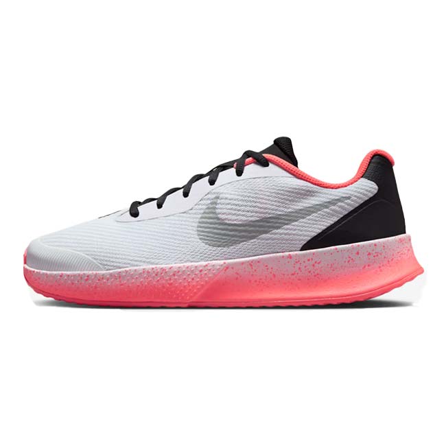ナイキ(NIKE) 2025 HO レディース Vapor Lite 3 ヴェイパーライト3 PRM HC ハードコート用テニスシューズ HV1384-100ホワイト×Hラヴァ×Wグレー