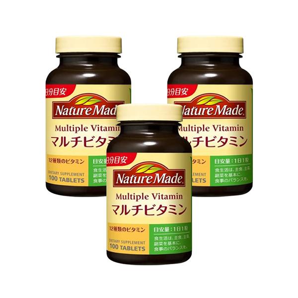 3個セット ネイチャーメイド マルチビタミン 100粒 100日分 大塚製薬