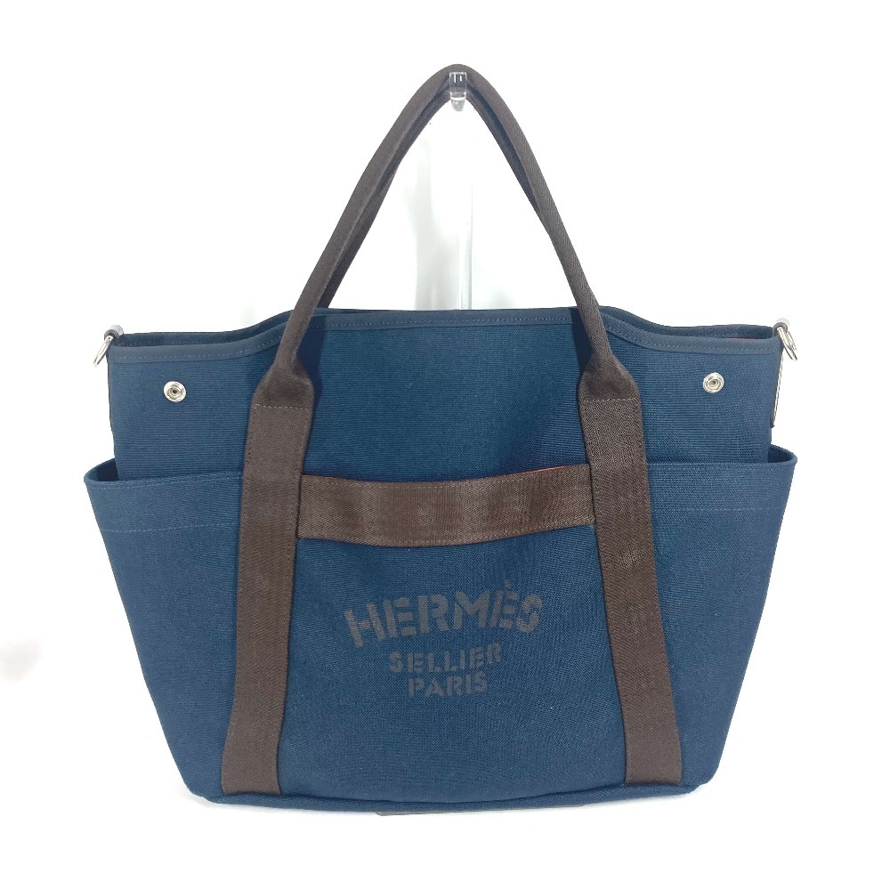 トートバッグ サックドパンサージュ グルーム ショルダーバッグ カバン 肩掛け キャンバス ネイビー