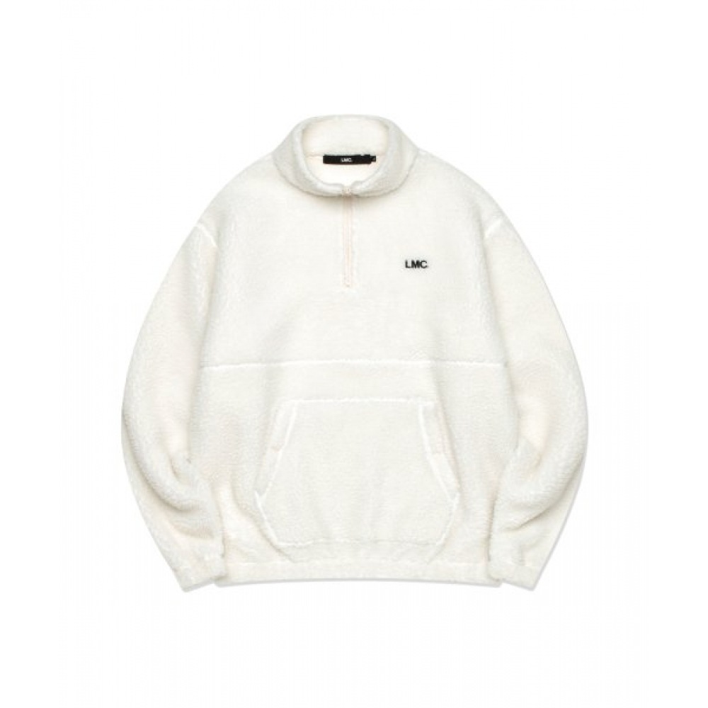 LMC OG BOA フリースクォータージッププルオーバーアイボリー
