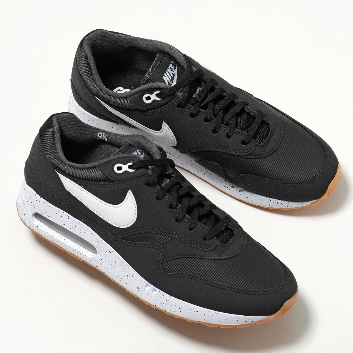 NIKE ナイキ スニーカー AIR MAX 1 86 OG G エア マックス ゴルフ DV1403-003 メンズ ローカット 3cm ゴルフシューズ 靴 BLACK-WHITE-ANTHRACI