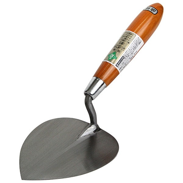 藤原産業 緑長 レンガ鏝 油焼 #5