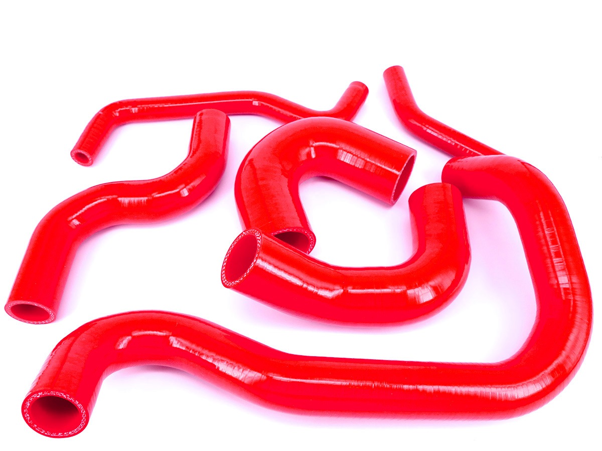 JB23 ジムニー 1型 2型 3型 ラジエター ターボホースキット レッド S-138-R