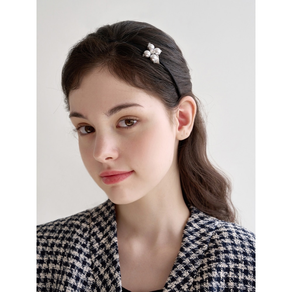 Jean Paul Clarisse パールフラワーヘアバンド LFHB0303