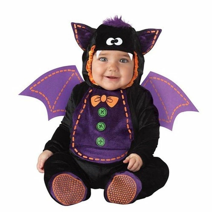 人気商品再入荷ハロウィン 衣装 子供用 キッズ 着ぐるみ 蝙蝠 こうもり バンパイア コスプレ コスチューム プレゼント 誕 ギフト ベビー 赤ちゃん クリスマス ステージ 演出服 アニマル パ
