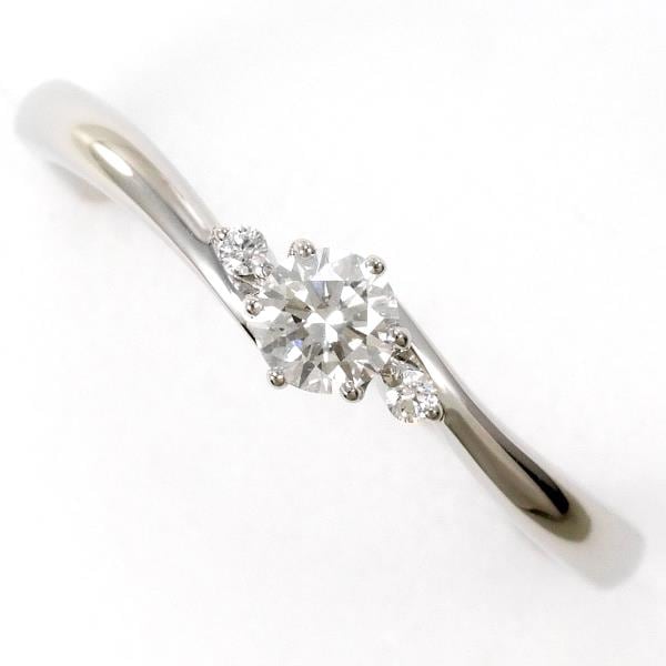 PT900 プラチナ リング 指輪 10.5号 ダイヤ 0.147 0.01 ジュエリー 中古