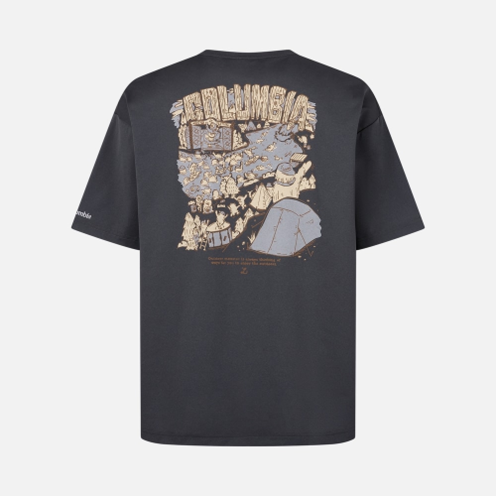 COLUMBIA パブリックリトルベアロックグラフィックショートスリーブ T シャツ