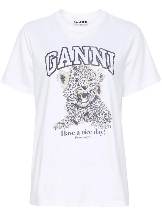 GANNI Women Tops T4124 943 White