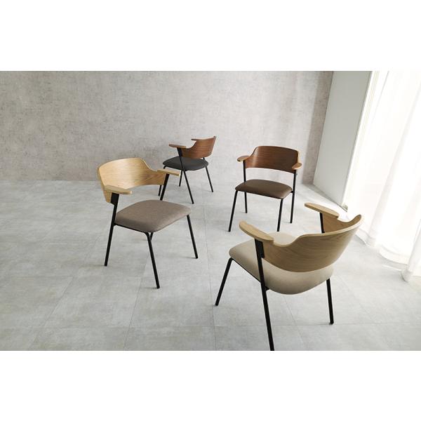 ダイニングチェア 椅子 おしゃれ 北欧 ミッドセンチュリー レトロ チェア いす イス 座面高43cm ひじ掛け付き