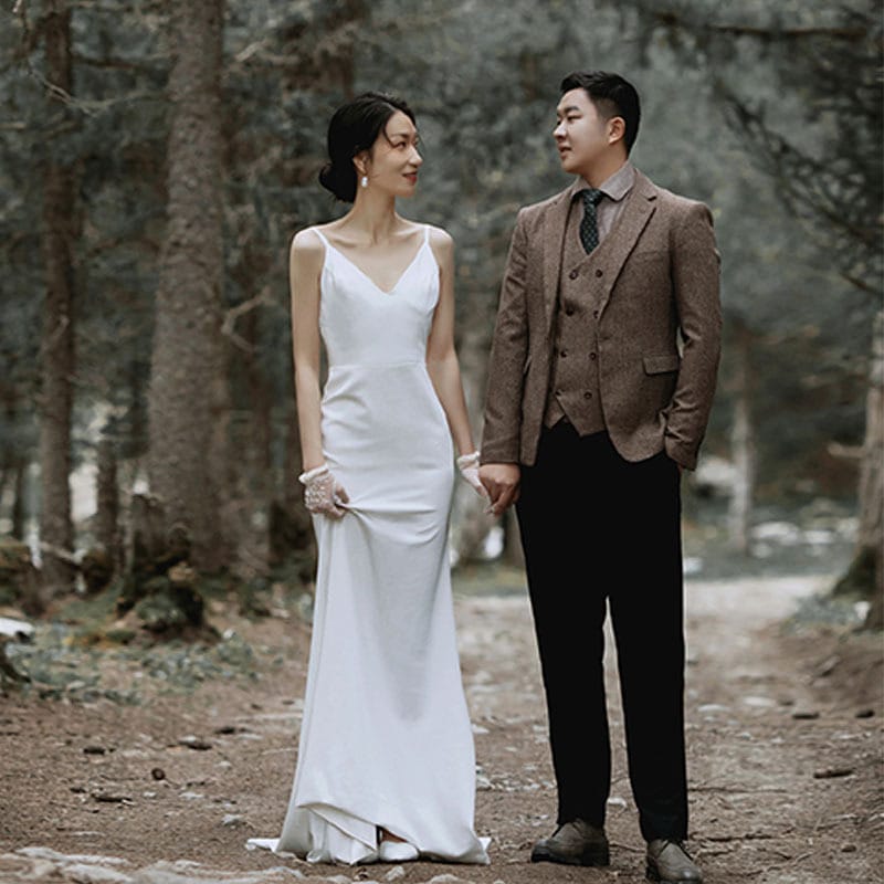 ワンピース 花嫁 パーティードレス 成人式 ウェディング 前撮り 36 結婚式 白 演奏会 サイズオーダーメイド可能 お呼ばれ ロングドレス メガ割 二次会 【縁.愛】ウェディングドレス