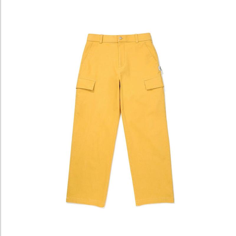 アパレルウォームコットンセミオーバーストレートイージーパンツ YELLOW K5423EPT91YLW