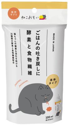 【6個セット】トーラス ねこおもい ごはんの吐き戻しに 酵素と食物繊維 100ml 猫 サプリメント