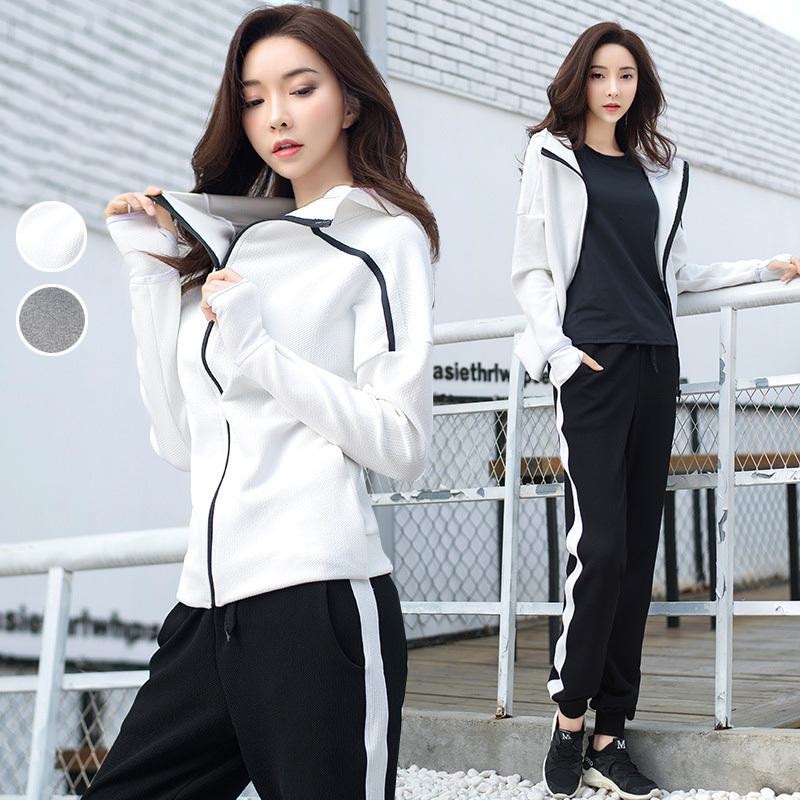 4点セットスポーツウェア レディース セット トレーニングウェア 上下 ランニング ウェア 可愛い フィットネスウェア おしゃれ ヨガウェア綺麗です