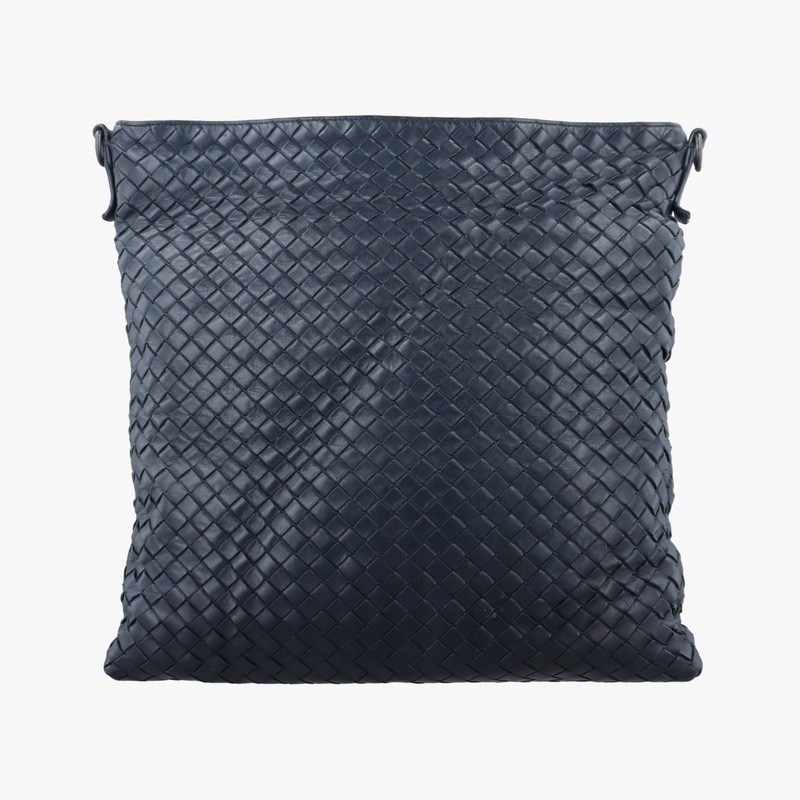 イントレチャートネイビーラムスキンB05106665D中古