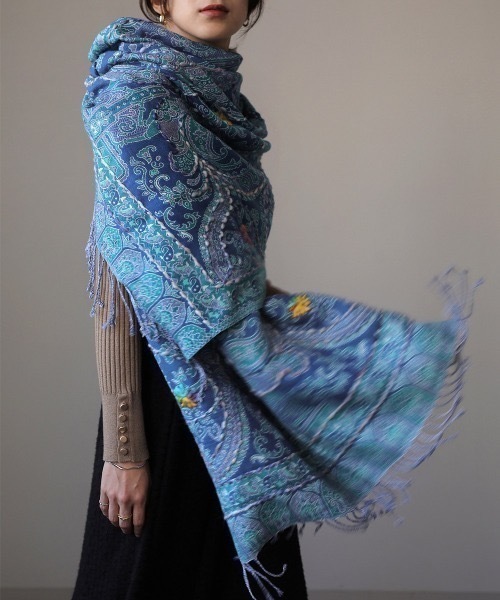 [最安値挑戦]ストール インド刺繍ストール レディース