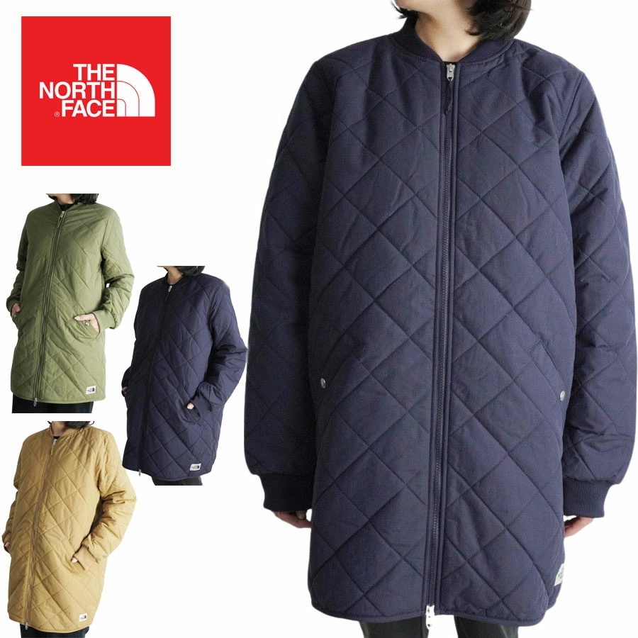 ノースフェイスレディース ジャケットUSA企画 日本未発売W CUCHILLO PARKAウィメンズ キルティングパーカーAVIATOR NAVY(アビ