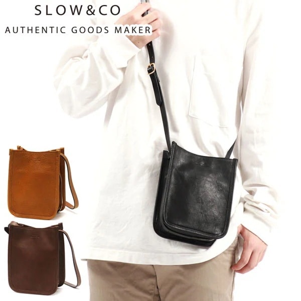 ショルダーバッグ bono ボーノ square shoulder bag S 縦型 軽量 革 小さめ 日本製 メンズ レディース 858S06L