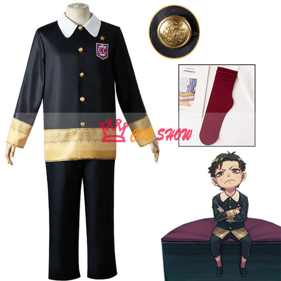 2025新品販売 SPY FAMILY スパイファミリー ダミアン・デズモンド コスプレ衣装 子供用 大人用 cosplay 靴下付き 日常服 イベント クリスマス ハロウィン ステージ 文化祭