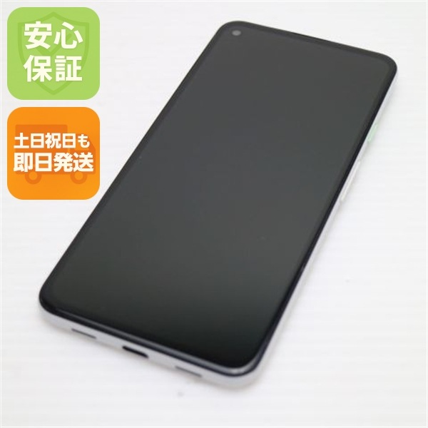 超美品 SoftBank Google Pixel 4a (5G) 128GB クリアリーホワイト スマホ 中古土日祝発送 即日発送 120