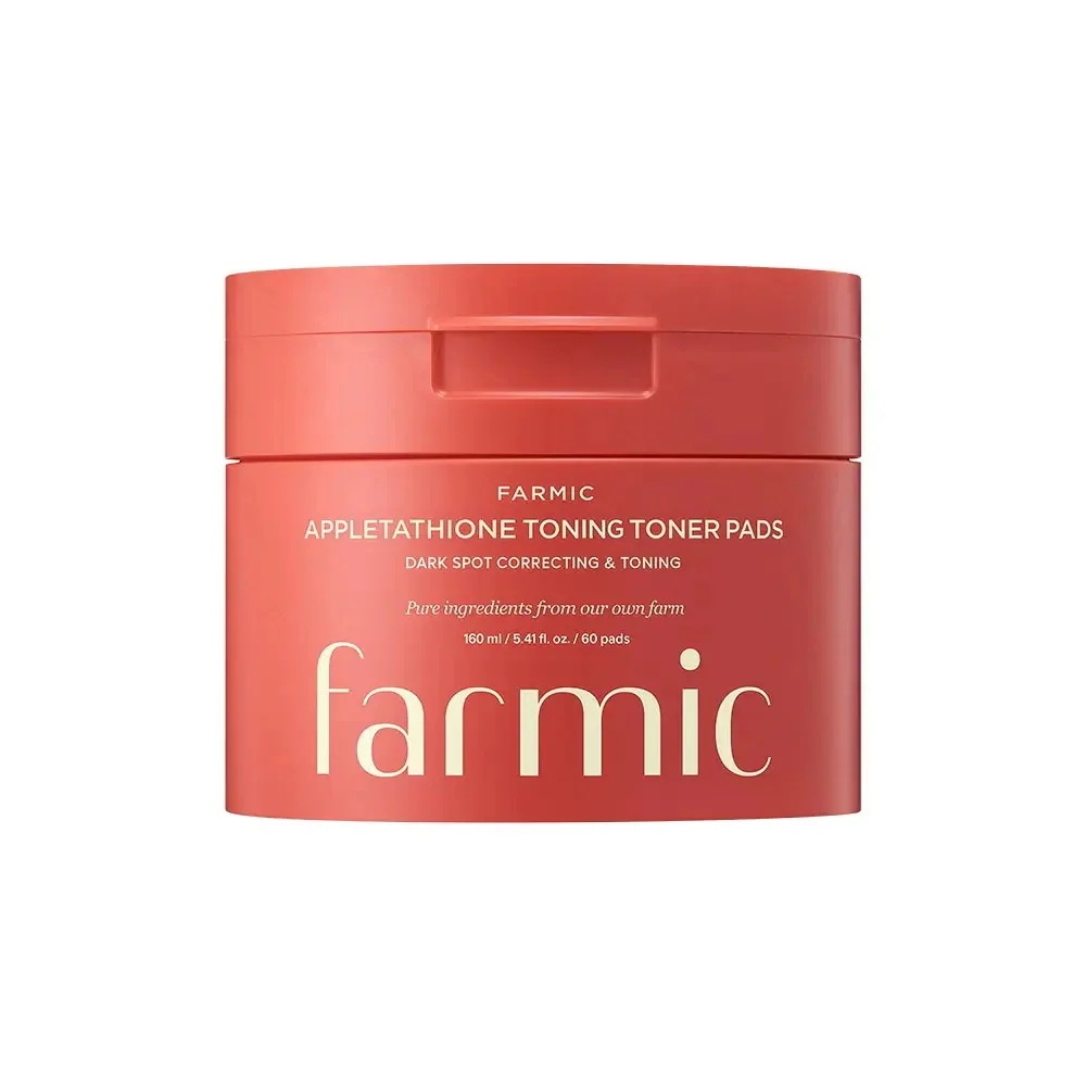 アップルタチオン トニング トナー パッド 60枚 #独自特許原料アップルタチオン #リンゴエキス+アロエ+高純度グルタチオン #鎮静