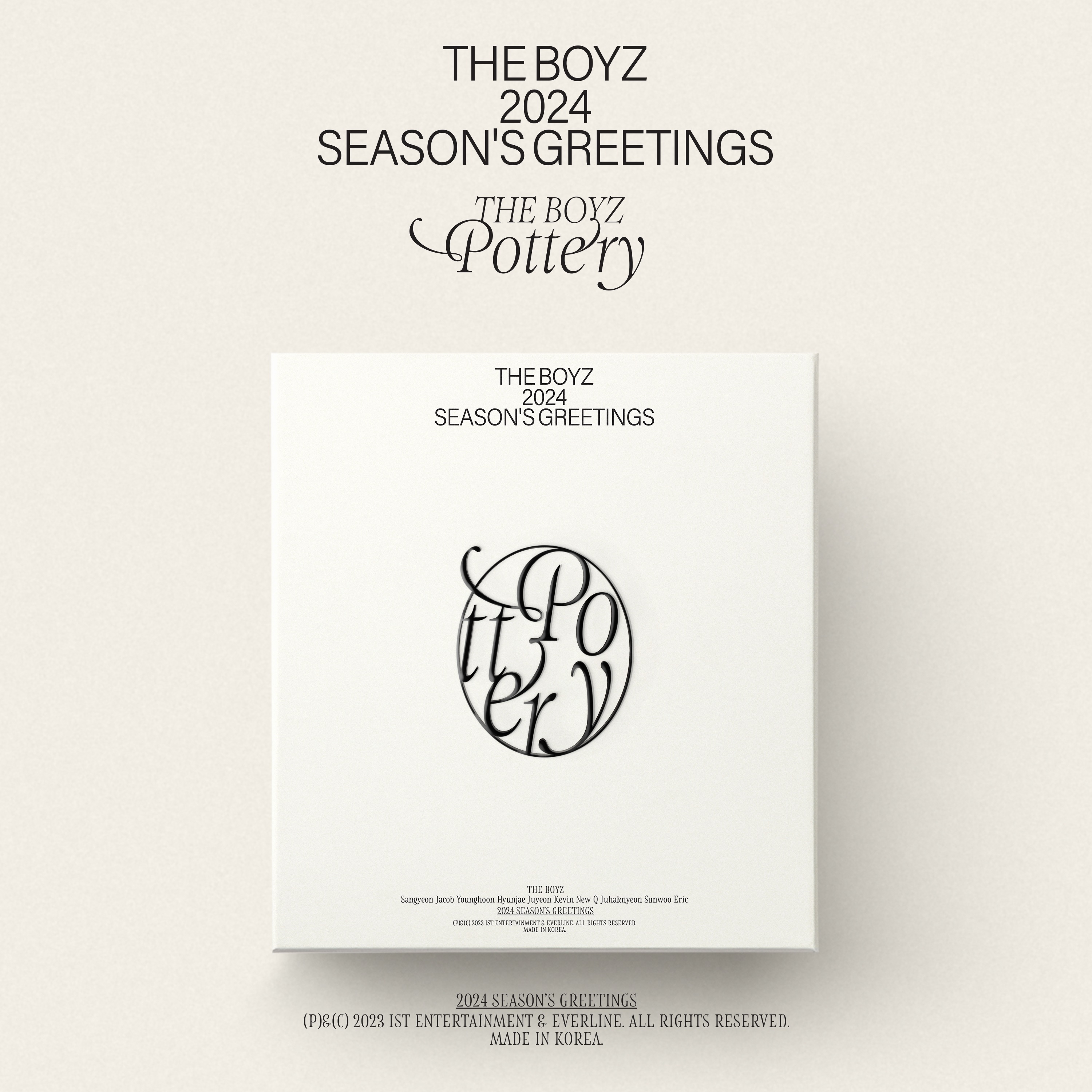 【特典】 THE BOYZ 2024 SEASON’S GREETINGS [THE BOYZ POTTERY] シーグリ/ シーズングリーティング / 予約