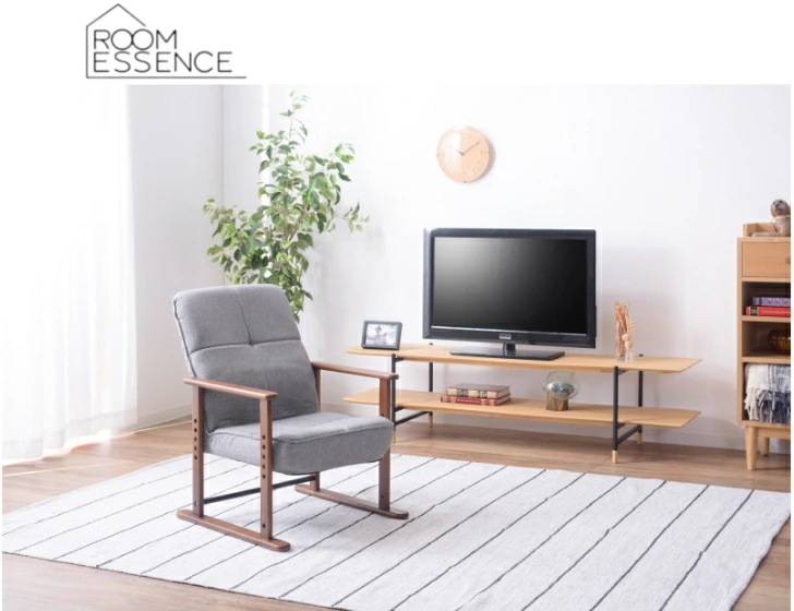 リクライニングチェアー 高座椅子 S 高さ調整可能 7段階リクライニング 4段階高さ調整 肘掛け フ