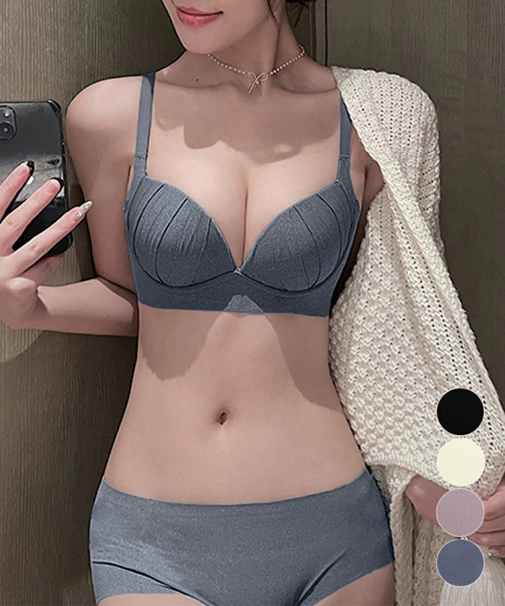 セクシーランジェリーセット ノンワイヤー (T) 4,700円