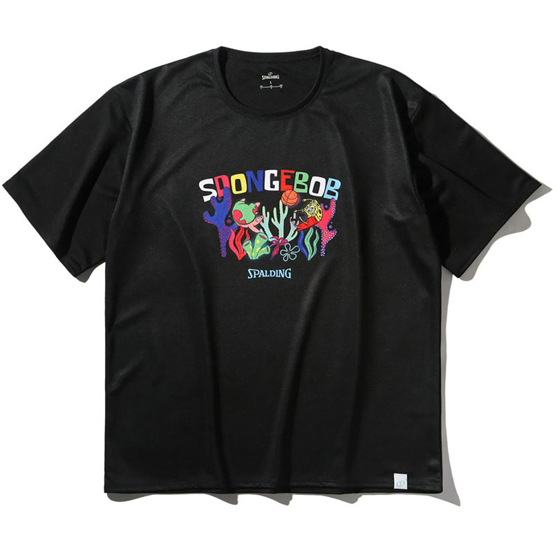 Tシャツ スポンジボブ アンダーザシー バスケットボール 半袖Ｔシャツ (smt25151s-1000)