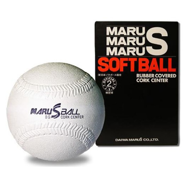 ダイワマルエス ゴムソフトボール 検定2号(1ダース) ソフトボール ボール 試合球練習球 (2OS512)