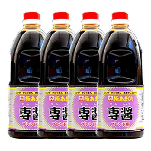 ヒシク 濃口醤油 専醤 極甘口 1L*4本 藤安醸造 4,519円