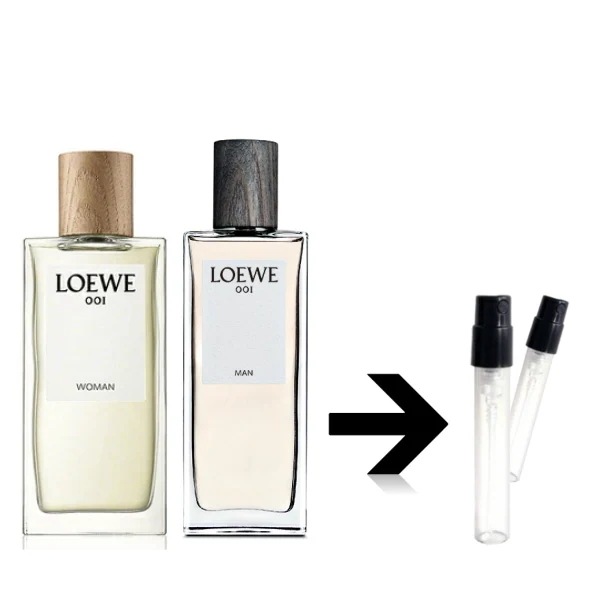 10ml 001 men＆women ２本セット オードゥパルファン EDP アトマイザー 量り売り