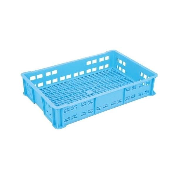 トレー/めんコンテナー/食品用コンテナー [32L ブルー] T-33