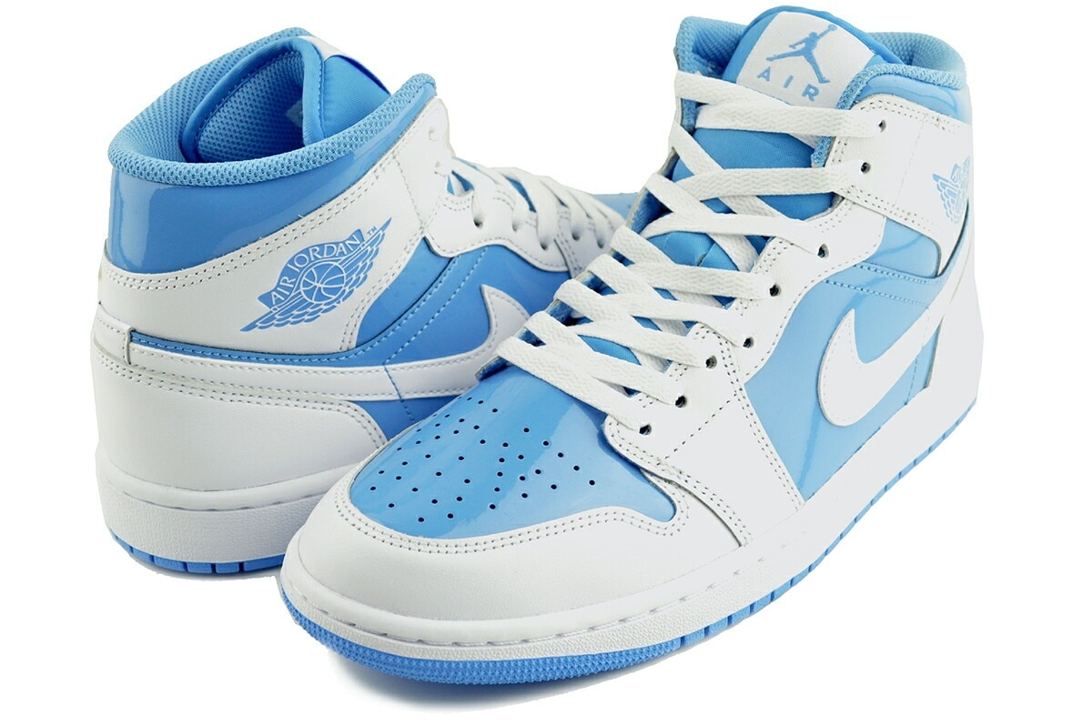 エアジョーダン 1 ミッド ホワイト レジェンド ブルー fz2142-114