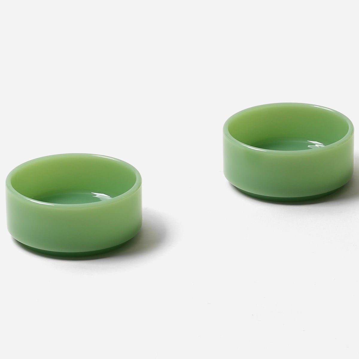 ミルクガラス食器 イデアコ テーブルウェア ミルクガラス ボウル 2点ペアセット ideaco Milk Glass bowl 2pcs ジェード