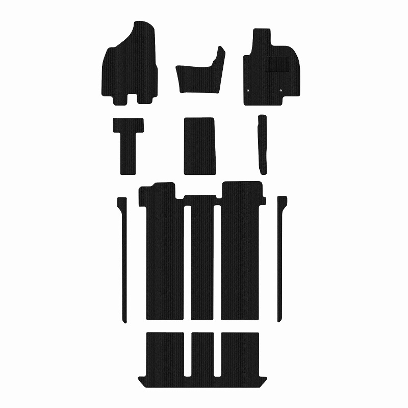 [優れた品質で安売りに挑戦]トヨタ エスティマ 50系 ACR50W ACR55W フロアマット サードシート手動格納 [3色から選択]